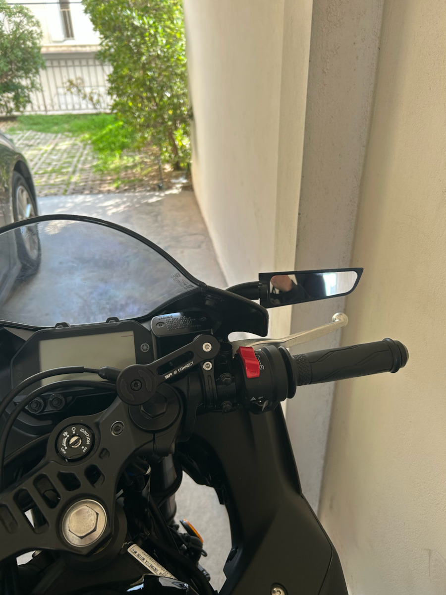 Καθρέπτες Μοτοσυκλέτας Μαύρο 2τμχ