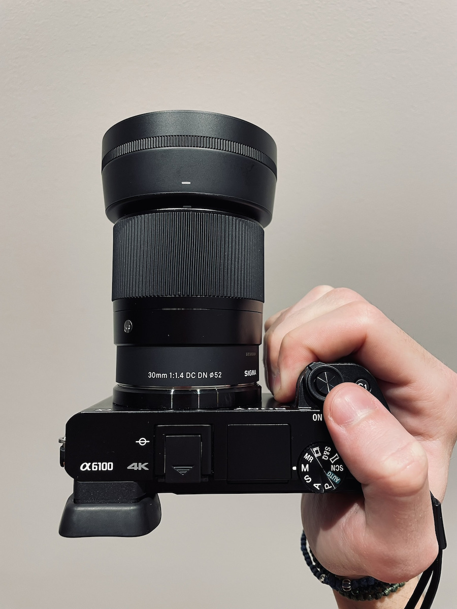 Sony A6000 Sigma 30mm Mft Sigma Crop Camera Lens 30mm DC DN