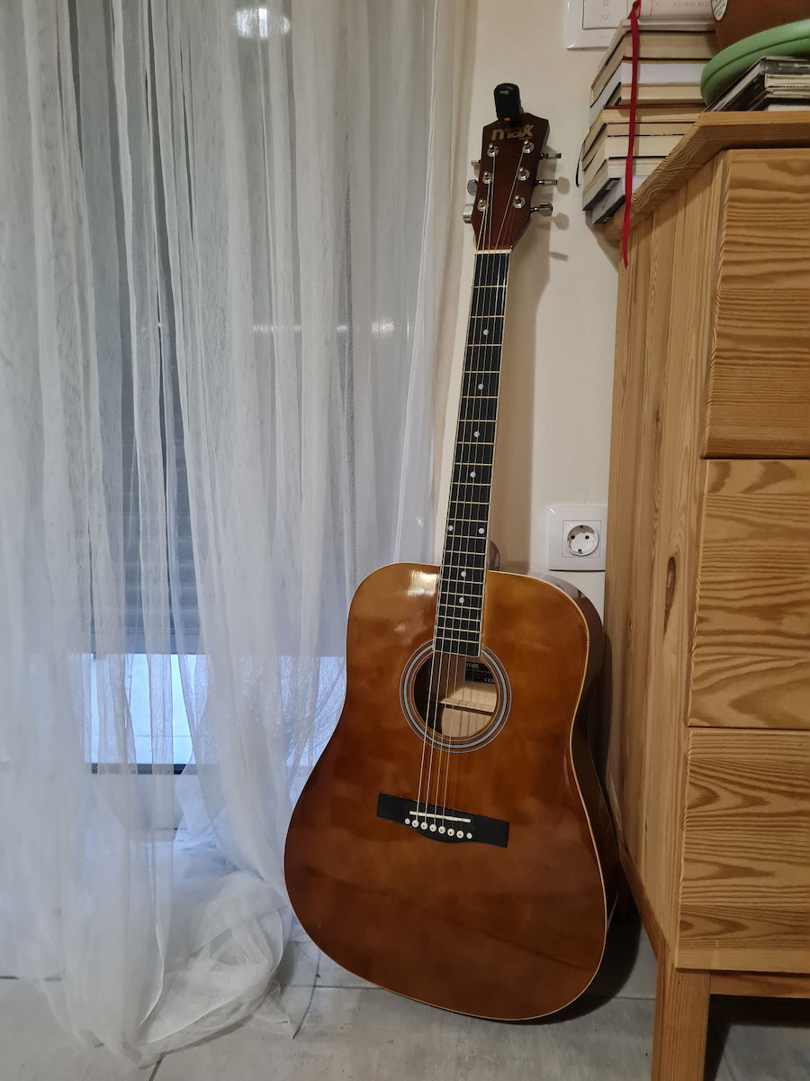 MAX Acoustic Guitar Max Solojam Western Natural
