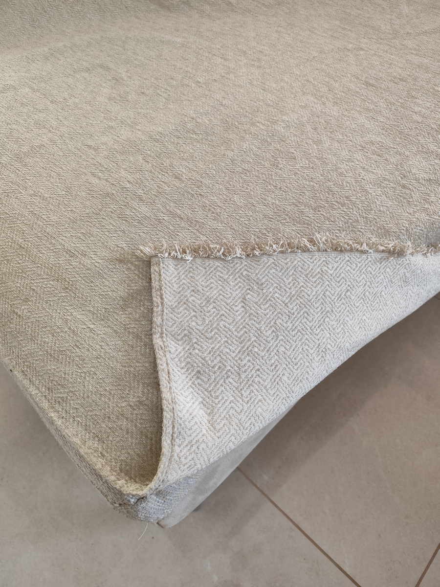 Rythmos Avida Ριχτάρι Πολυθρόνας Δύο 'Οψεων Chenille 180x160εκ. 02 Μπεζ 117-191-2504
