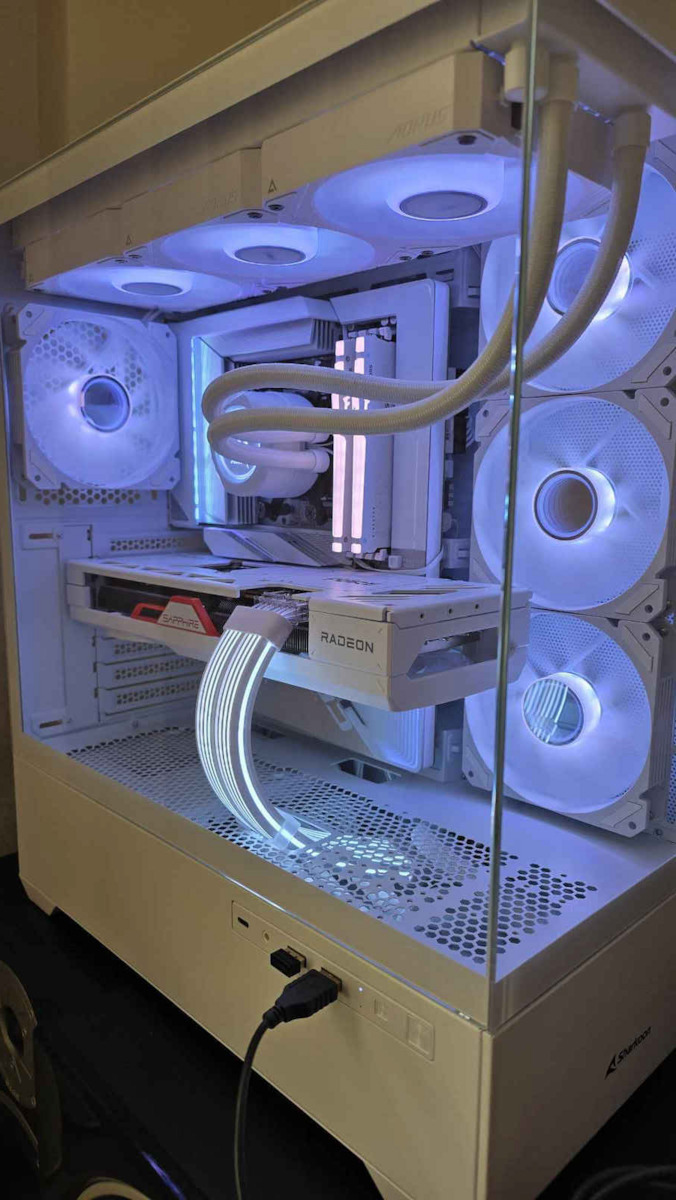 Jonsbo Pc Light Cable Dy-2 Gpu 2x8 Pin 30 Cm Argb White