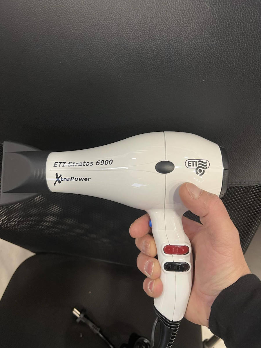 Eti Stratos 6900 Extra Power Професионален Сешоар 2500W Бял