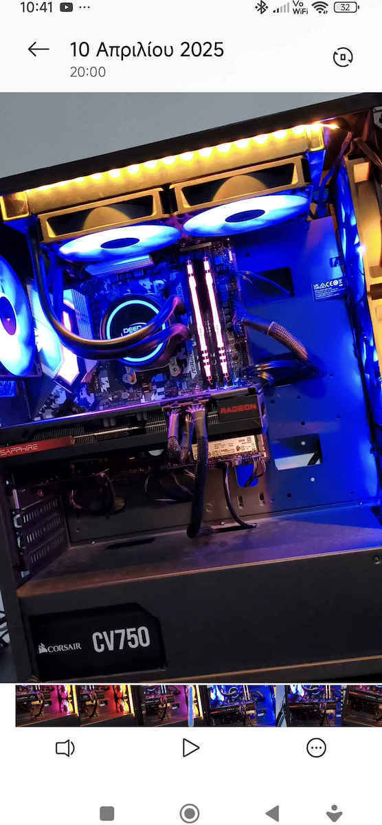Corsair RS120 Case Fan (2100rpm / 72.8cfm) with ARGB Lighting and 4-Pin PWM Connection 3pcs