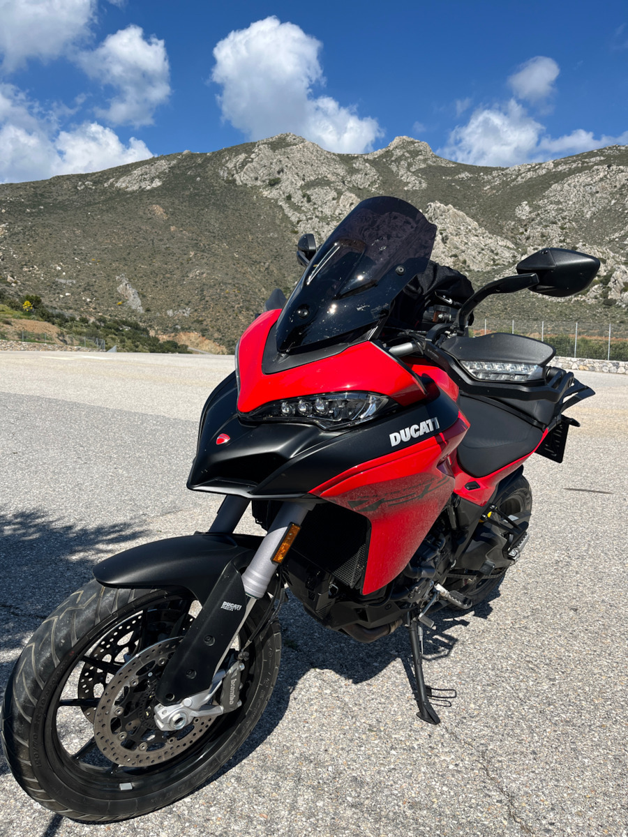 Puig Motorcycle Windshield & Windscreen Tinted Visor for Ducati Multistrada 950/1200/1260/V2/V2S 7622F