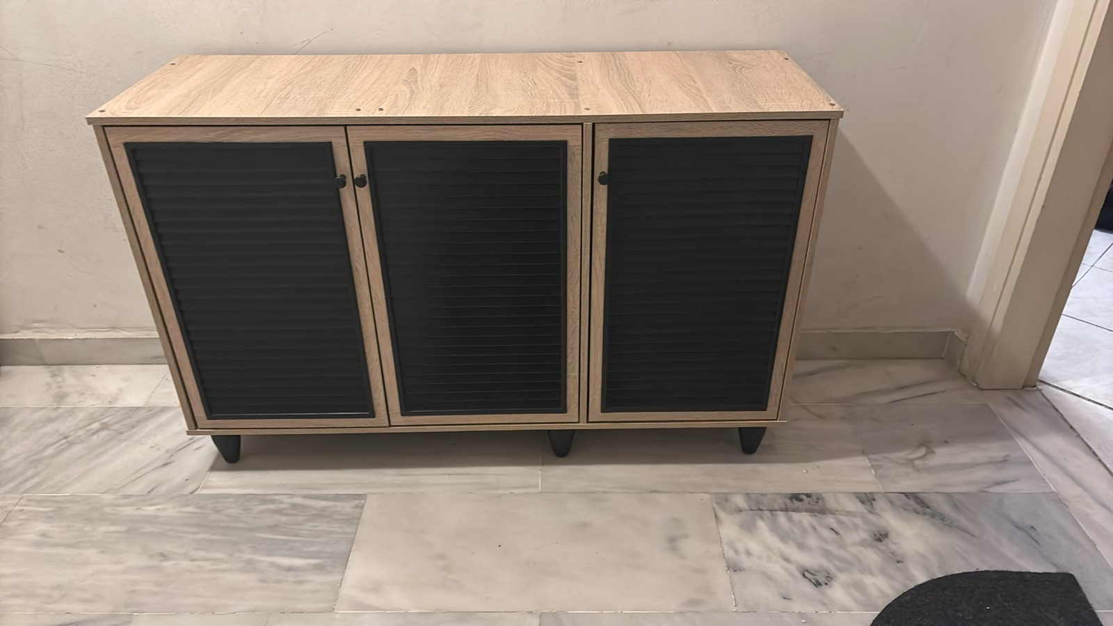 Ξύλινη Παπουτσοθήκη Ronan με 2 Ράφια Καφέ Μ70.5xΠ35xΥ66cm