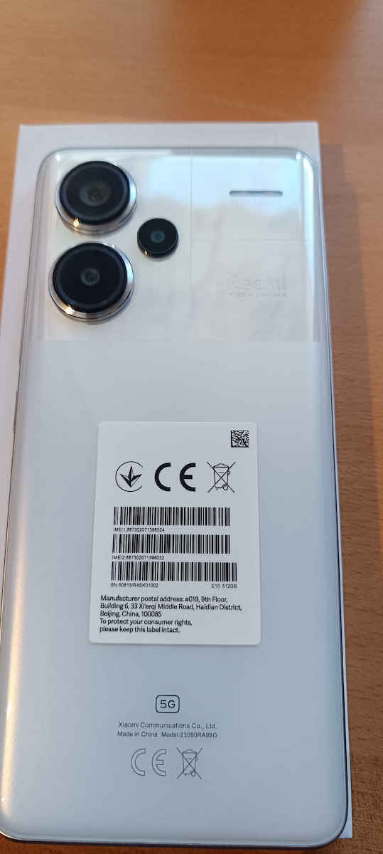 Xiaomi Redmi Note 13 Pro+ NFC 5G Dual SIM (12/512GB) Μαύρο