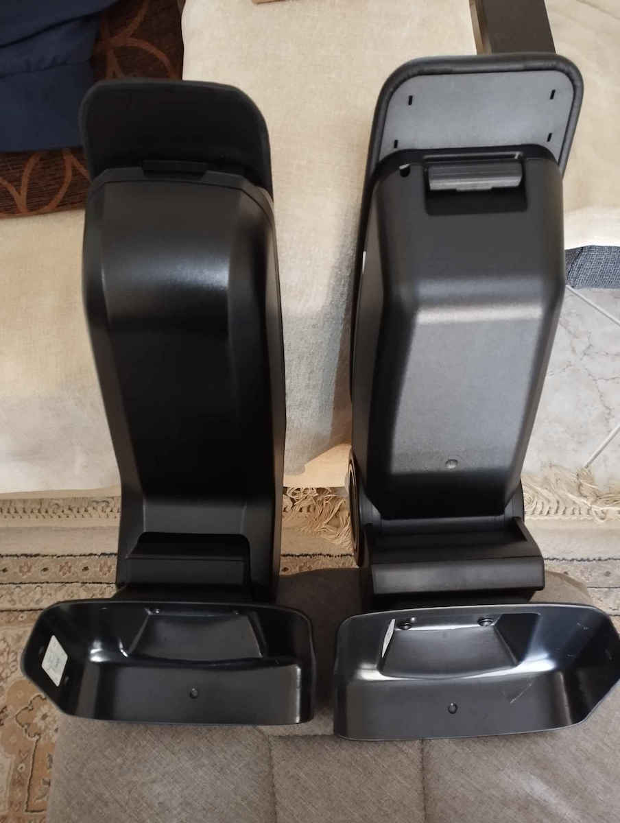 Rati Armster Car Fabric Armrest for Volkswagen Golf VII 2012-2019 Black