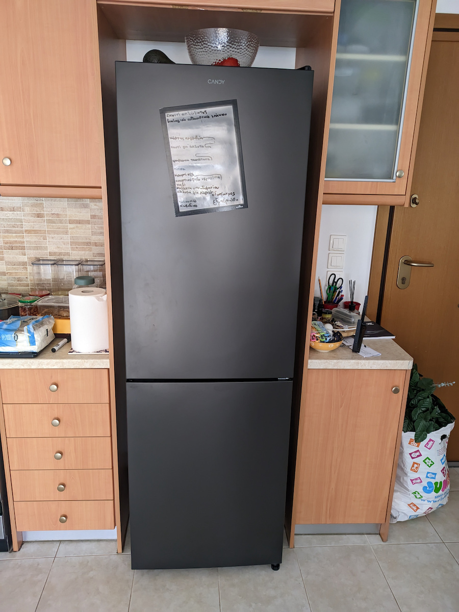 Candy Kühl-Gefrierkombination 341Es Total NoFrost H185xB59.5xT65.8cm. Inox CCE4T618ES