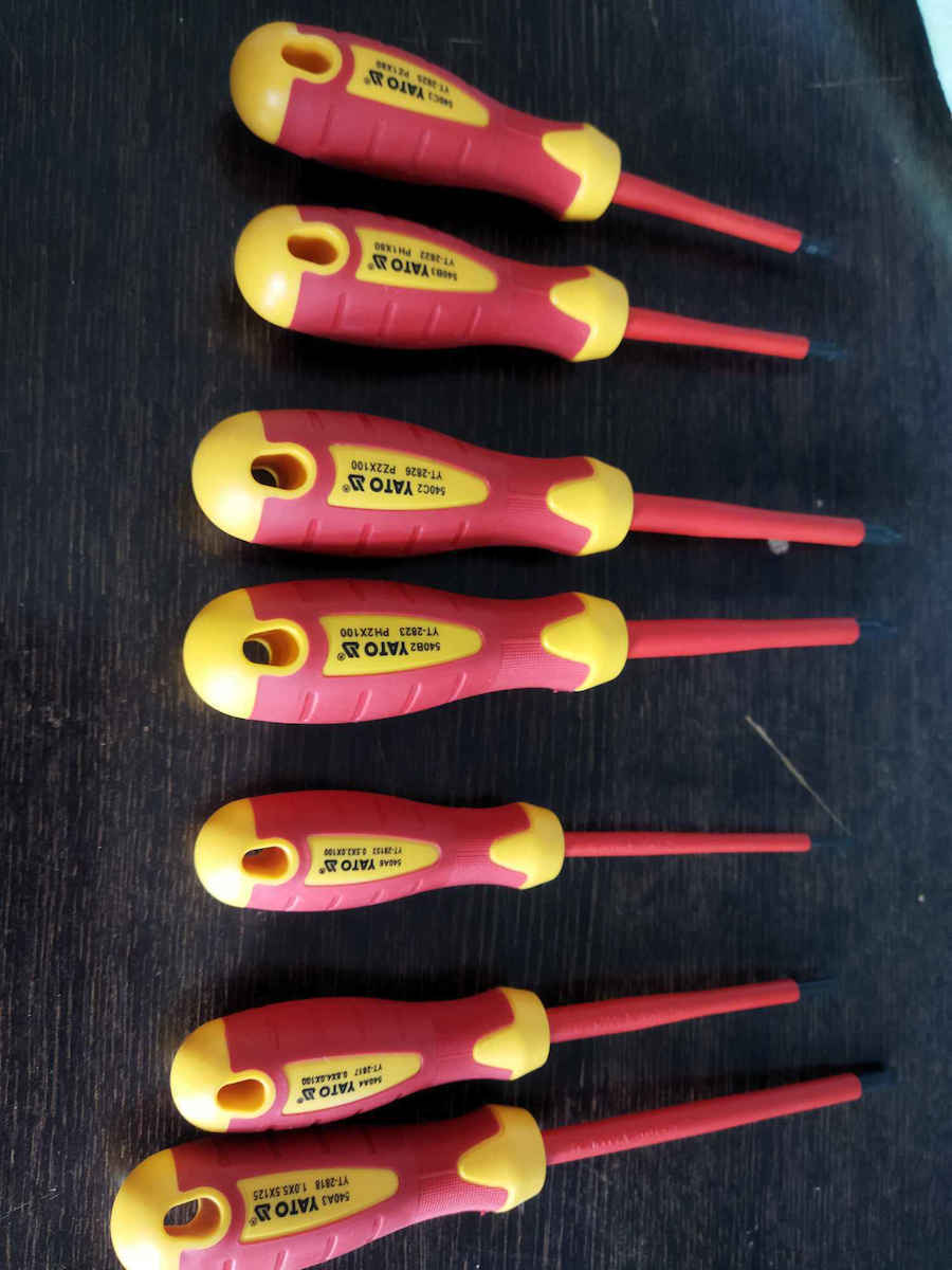 Yato Set 7 Electrician VDE 1000V Screwdrivers