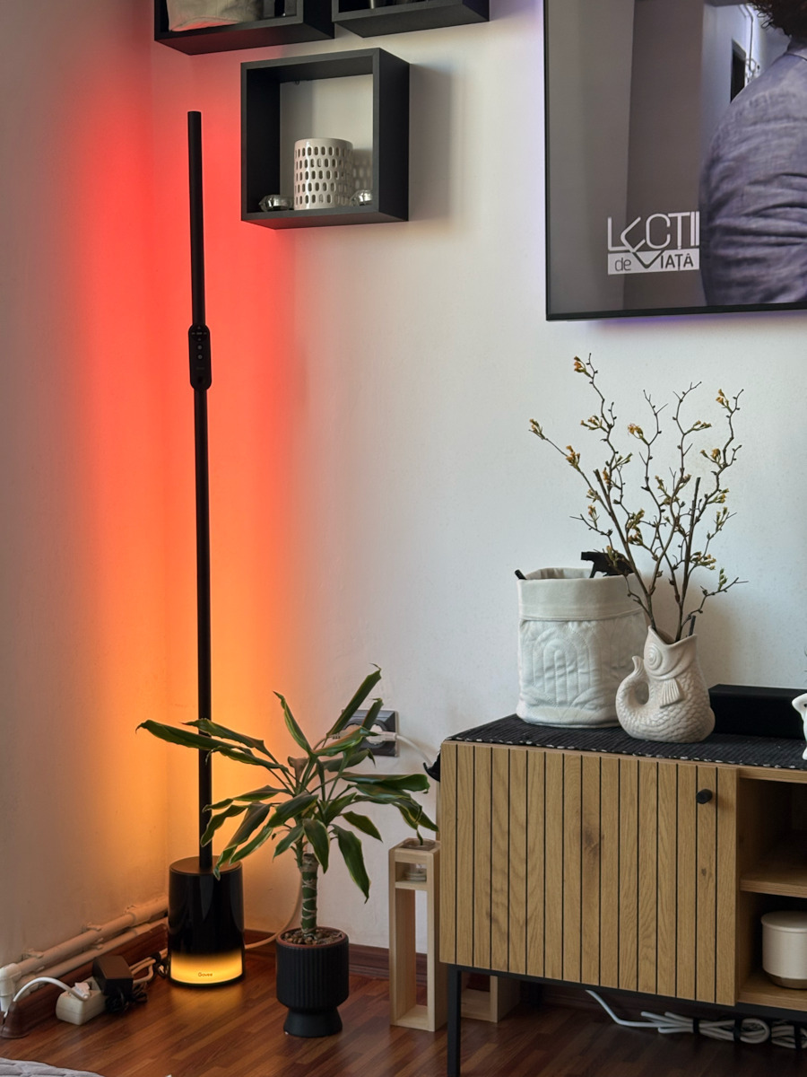 Govee LED Floor Lamp H152.1xW14cm 1725lm Black