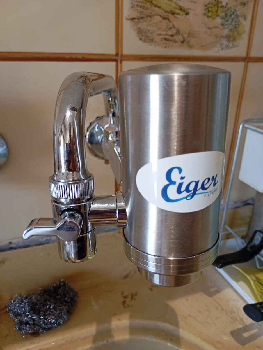 Eiger Faucet Water Filter Activated Carbon 0.5 μm