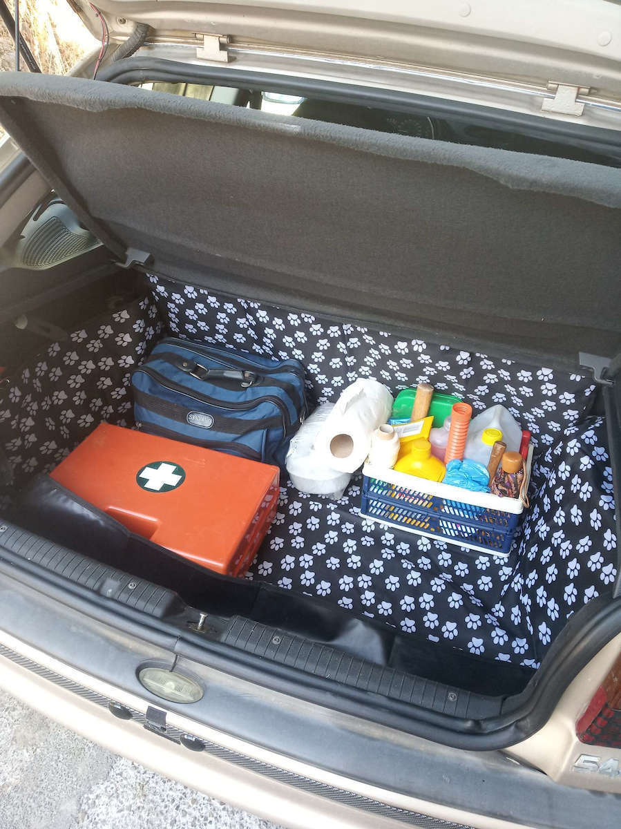 Trunk Cover Car for Dog 0.95x1.00m & 0.35x0.75m