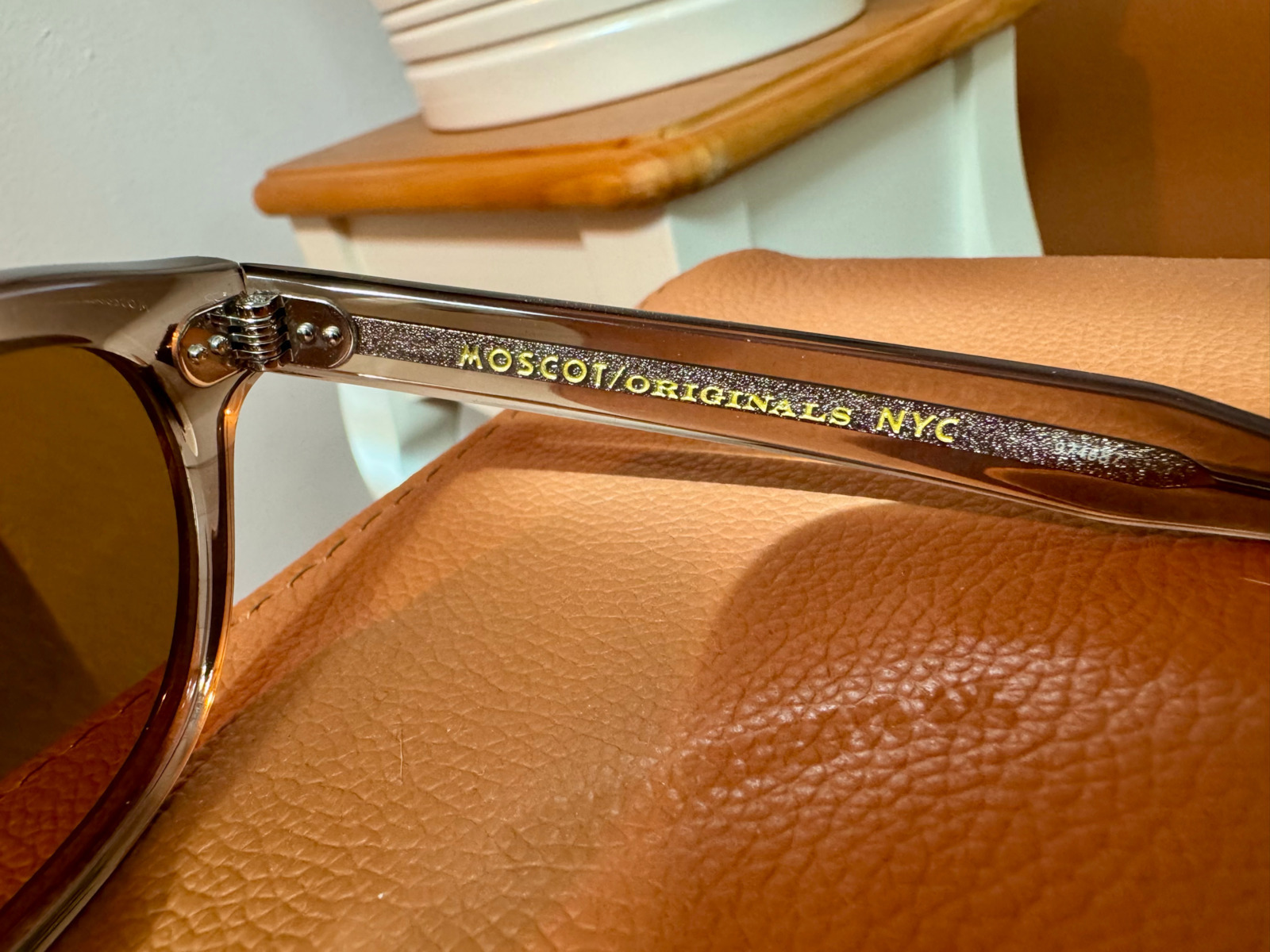 Moscot Lemtosh Unisex Sunglasses with Pink Plastic Frame and Pink Gradient Lens 426004