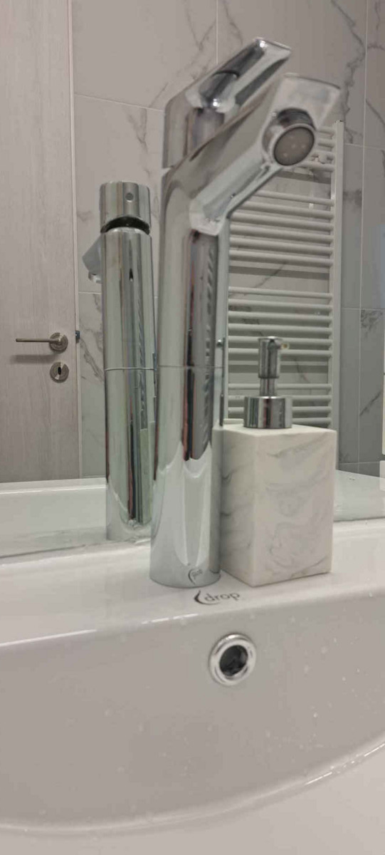 Grohe Bauedge New XL Mixing Tall Sink Faucet Silver