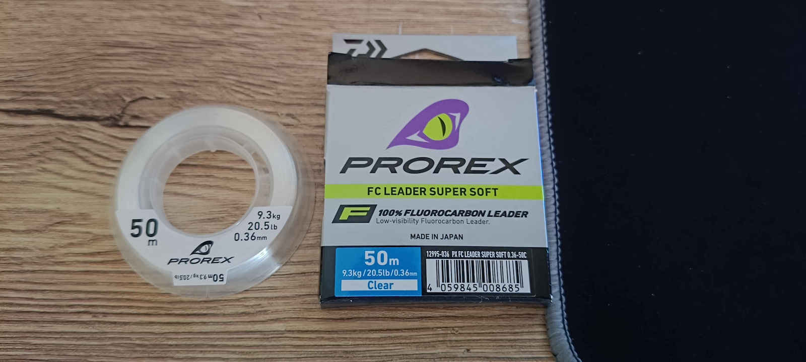Daiwa Fluorocarbon Fishing Line Transparent 50m / 0.36mm / 9.3kg