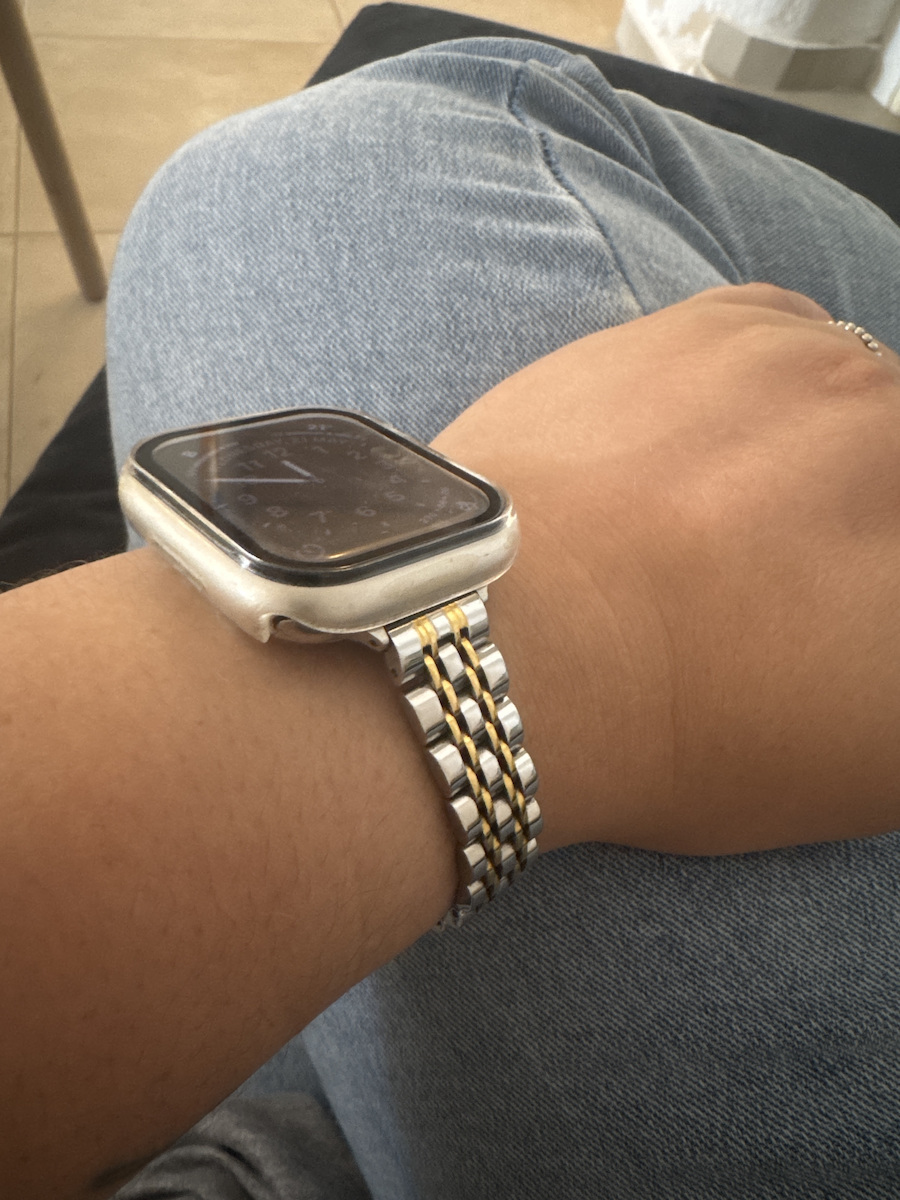 Каишка Неръждаема стомана Сив (Apple Watch 44/45/46mm/Ultra 49mm)