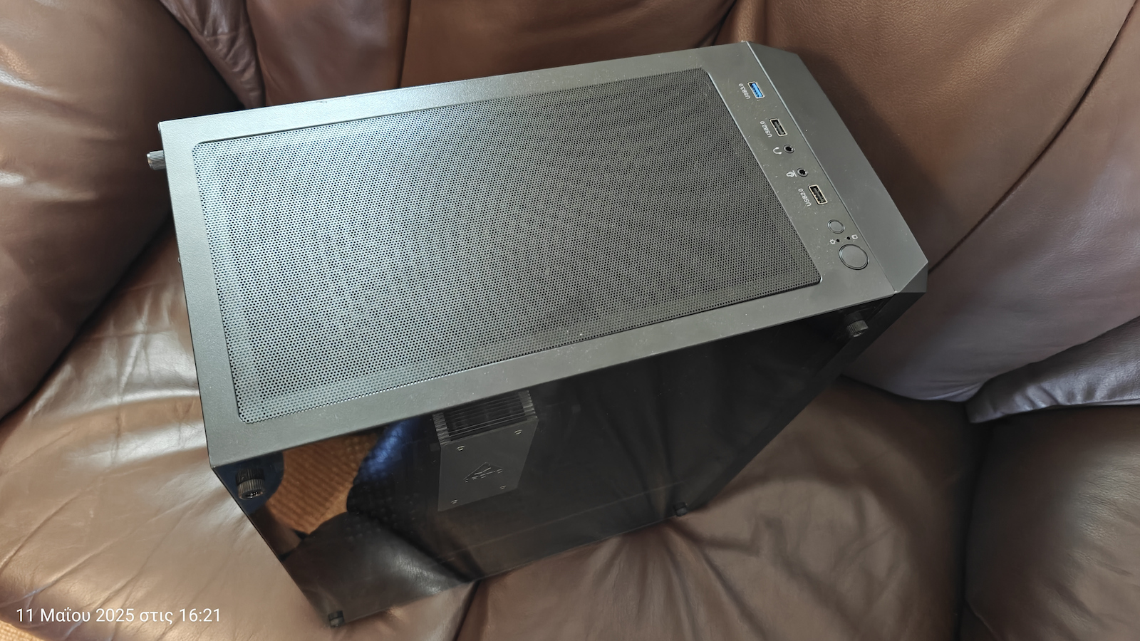 Supercase 15A Series Odin Gaming Midi Tower Κουτί Υπολογιστή με Πλαϊνό Παράθυρο Μαύρο