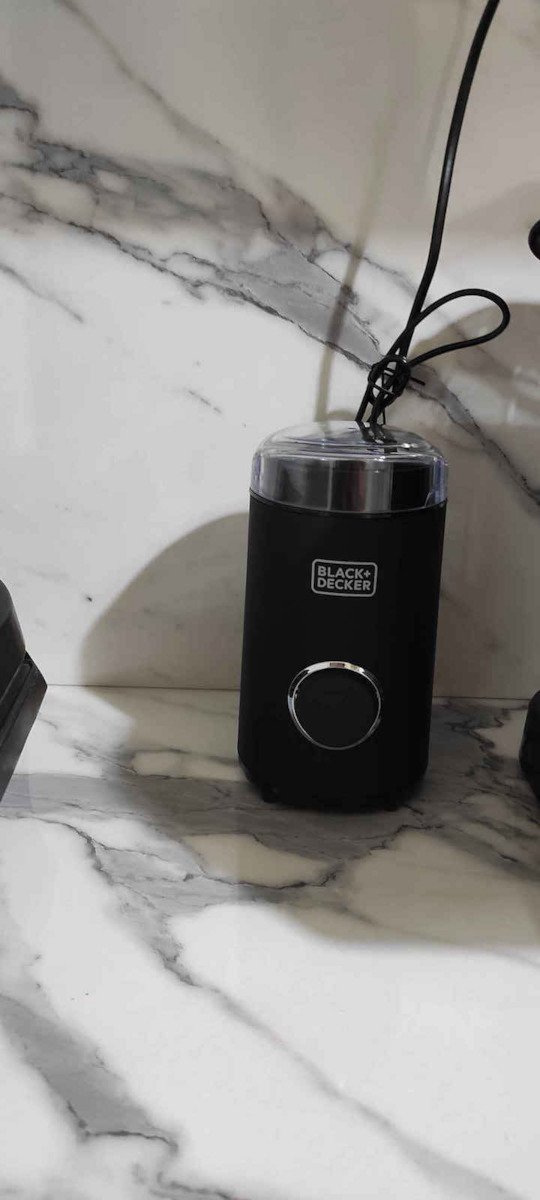 Black & Decker BXCG150E Electric Coffee Grinder 150W for 50gr Beans Black