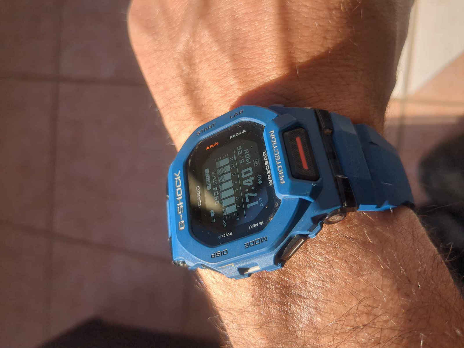 CASIO G-SHOCK「GBD-200-9」 Casio G-Shock GBD-200-9 48mm Rezistent la apă Smartwatch (Verde