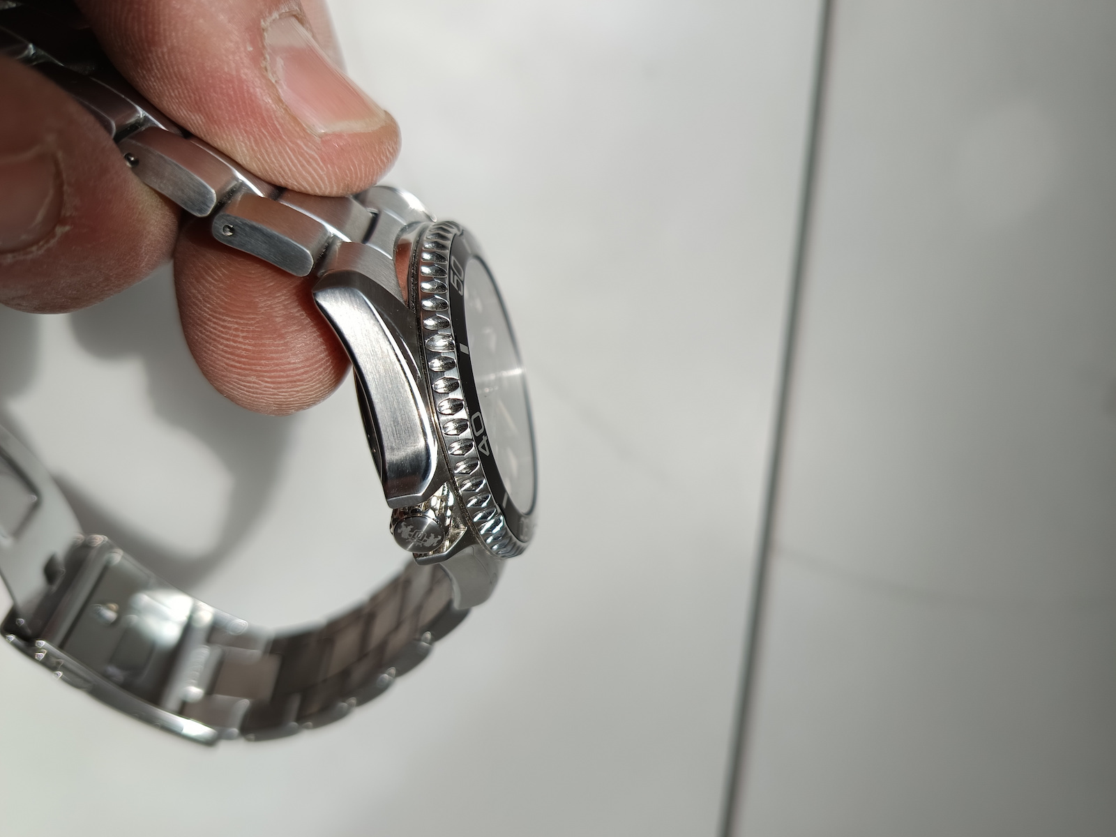 Orient Mako Kamasu Ανδρικό Ρολόι 42mm Αυτόματο με Ασημί Μεταλλικό Μπρασελέ