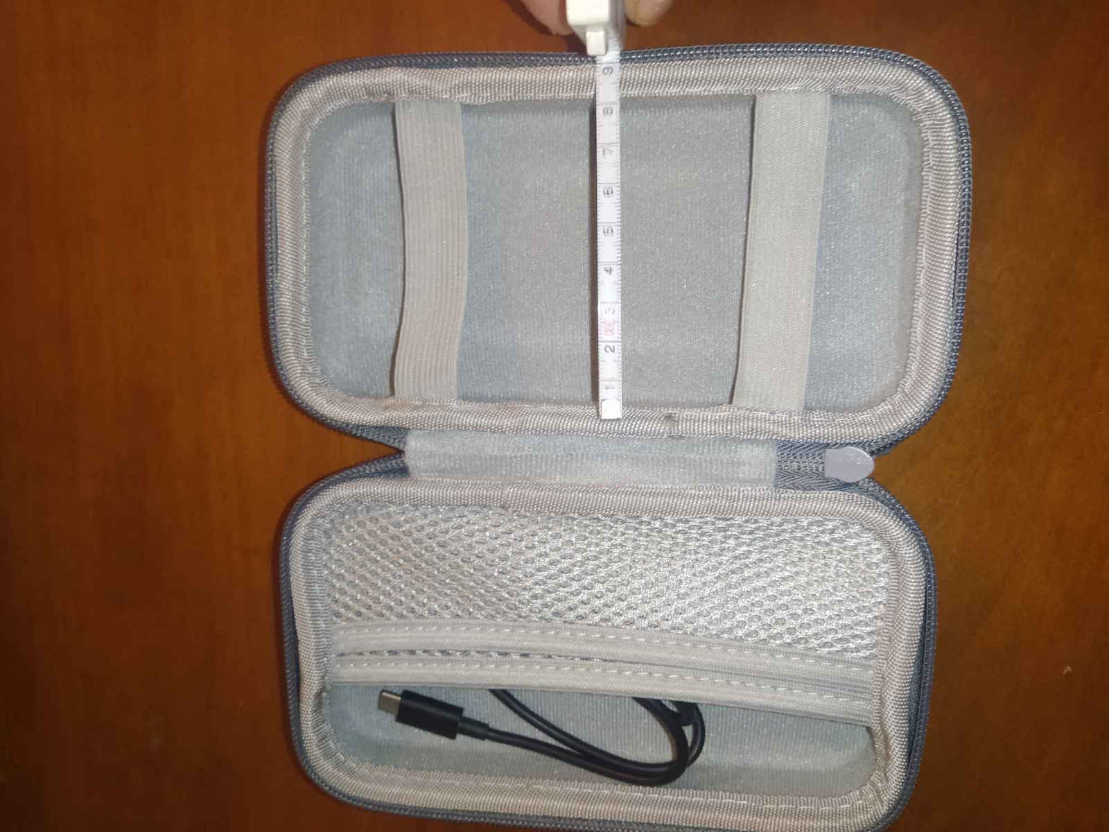 Toiletry Bag in Gray color 18.1cm