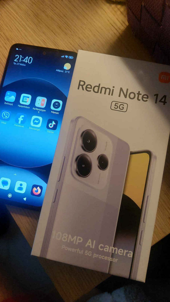 Xiaomi Redmi Note 14 4G NFC Dual SIM (8/256GB) Midnight Black