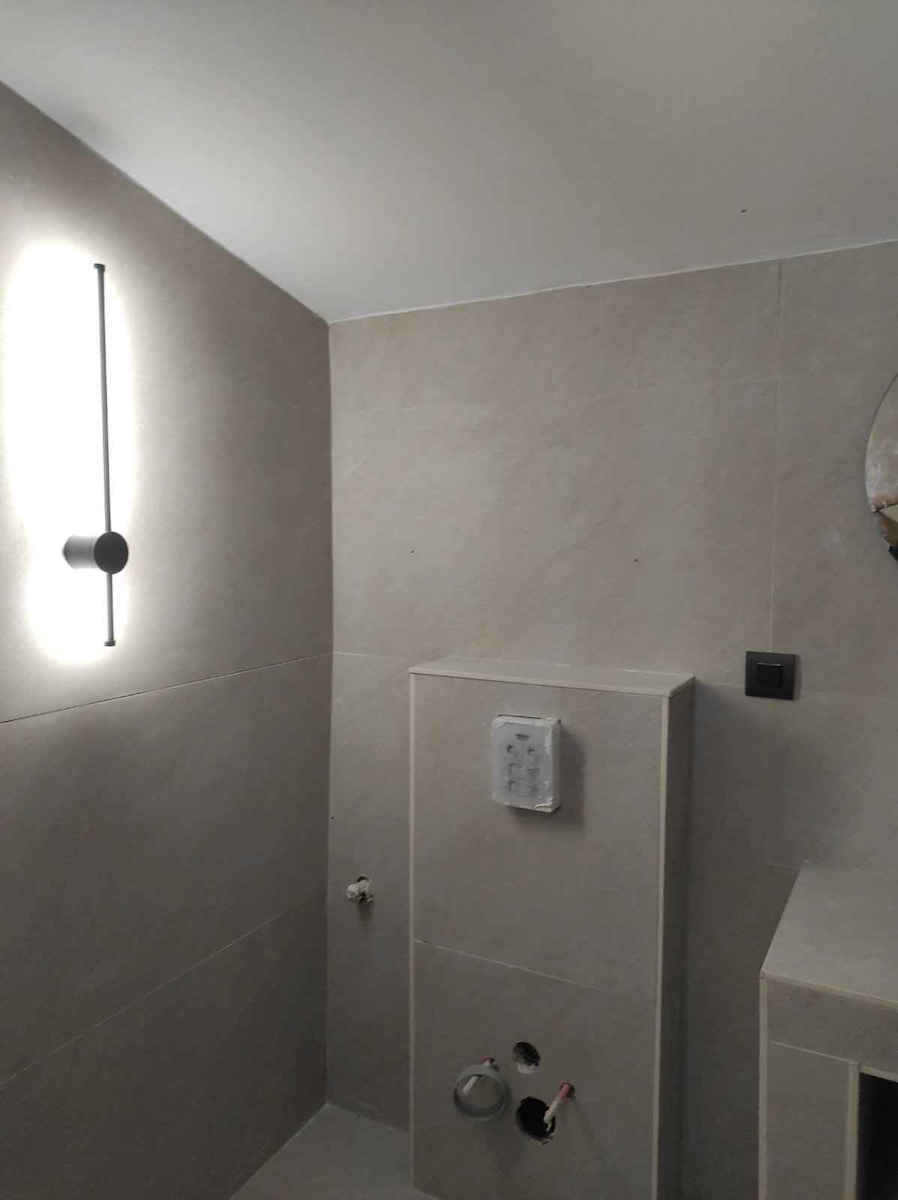 V-TAC Стенен Външен Плафон LED IP65 12W с Естествено бяло Светлина 8.5x7.2x65εκ.