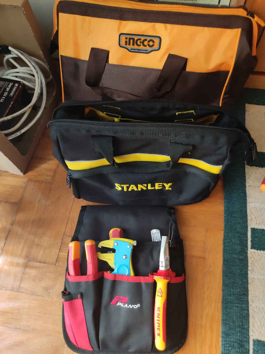 Plano Fabric Tool Belt Case with 6 Compartments and Hammer Slot