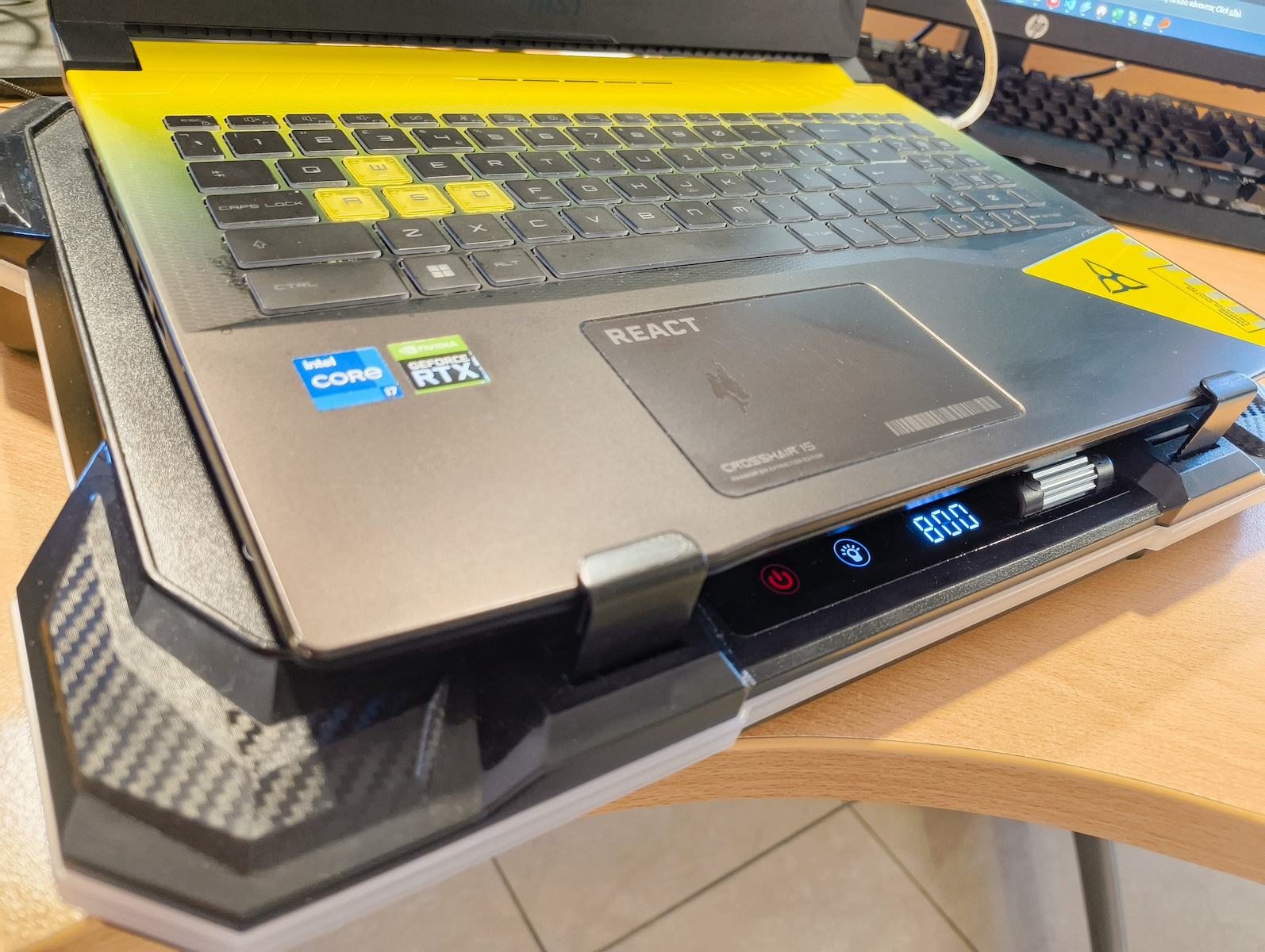 NOD Sub-zero Cooling Pad for Laptop up to 17.3" with 1 Fan and Lighting