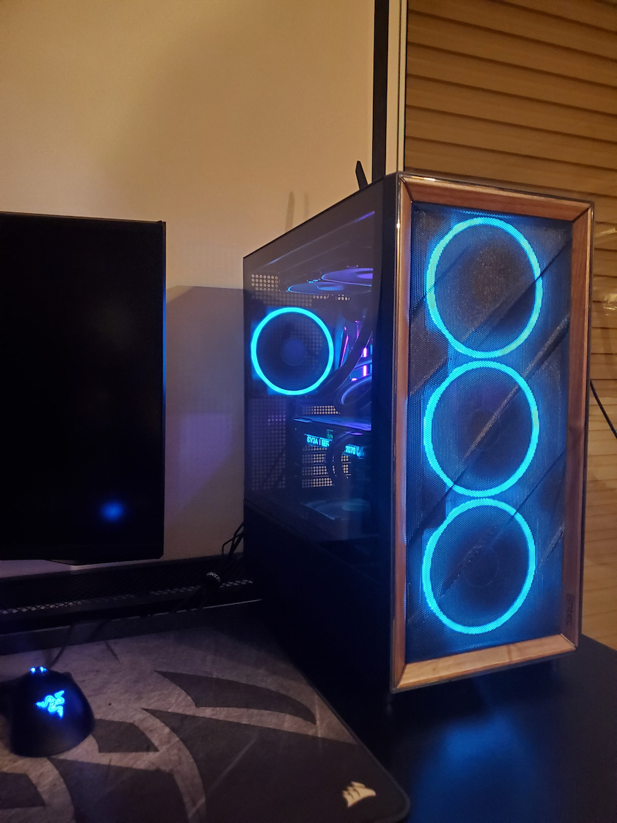 Antec Flux Gaming Midi Tower Κουτί Υπολογιστή με Πλαϊνό Παράθυρο Μαύρο