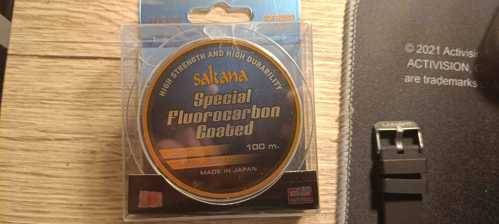 Sakana Fluorocarbon Fishing Line Transparent 100m / 0.207mm / 9.46kg