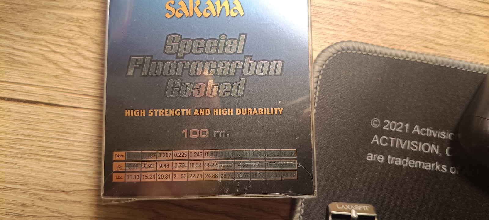 Sakana Fluorocarbon Fishing Line Transparent 100m / 0.207mm / 9.46kg