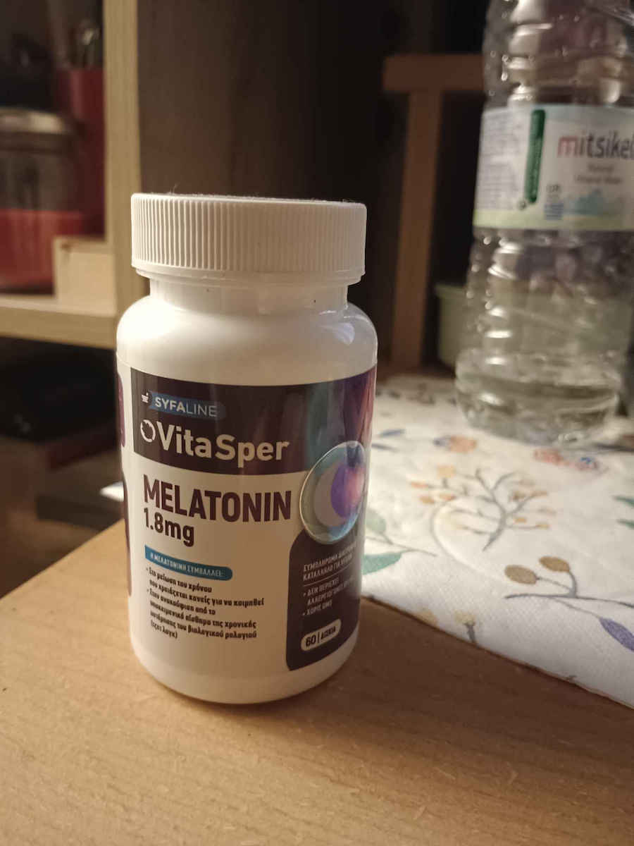 Vitasper Melatonin Supplement for Sleep 60 Capsules