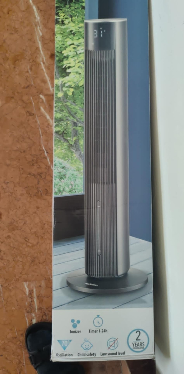Rohnson Luftkühler 60W mit Fernbedienung Graue