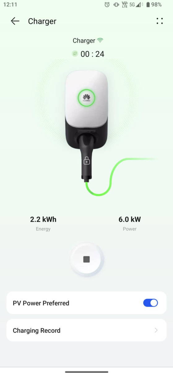 Huawei Wall Mounted Three-Phase 22kW Charging Station Type 2 (02314BXL-003)