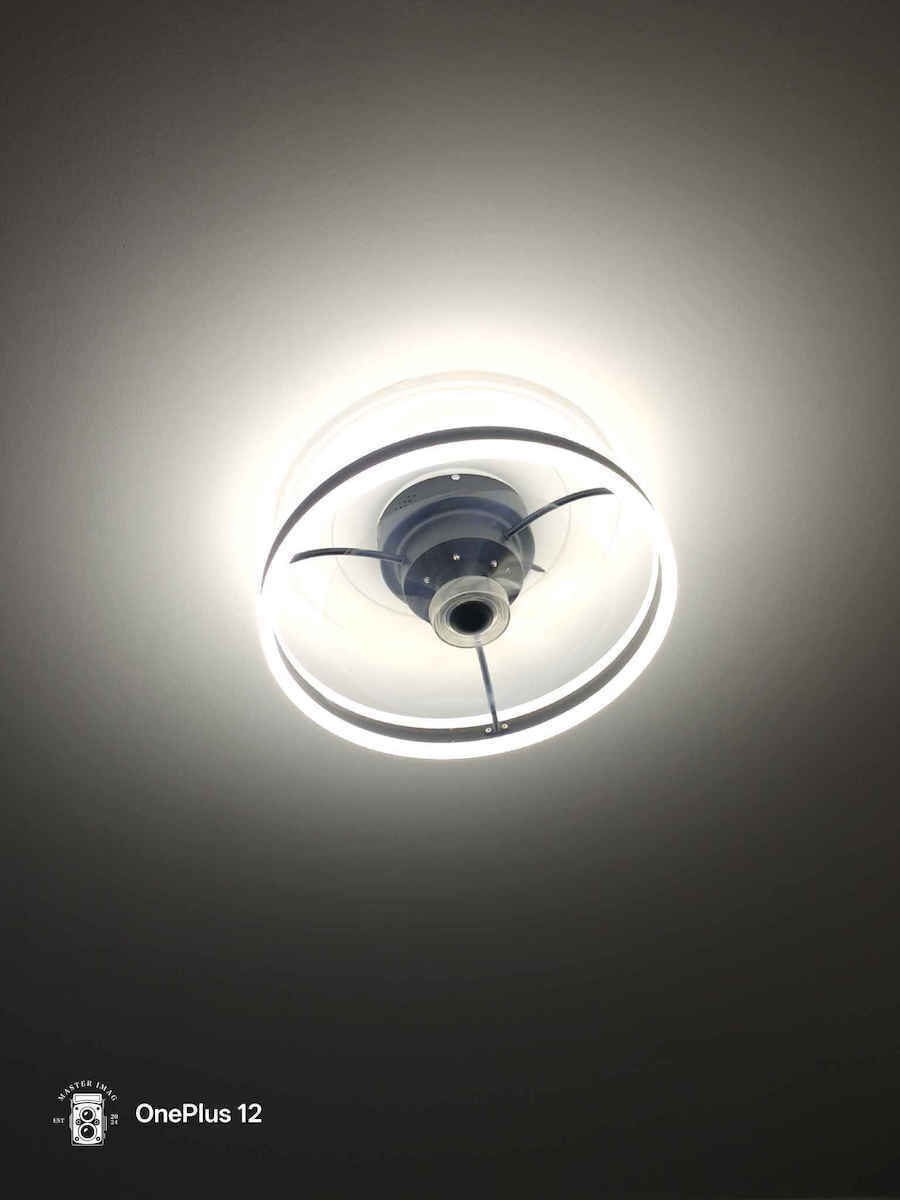 Life Halo Ceiling Light 50cm with Light Grey / Black