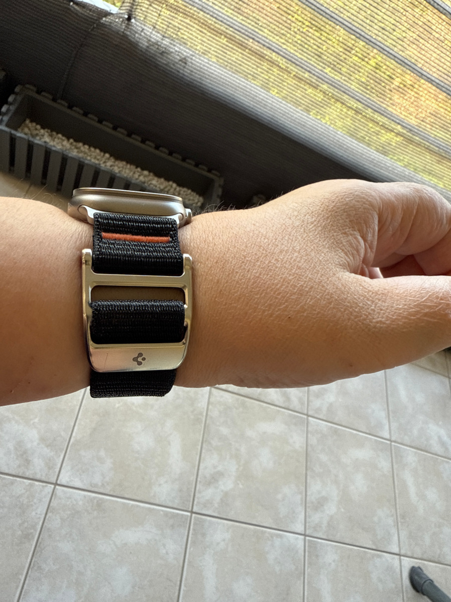 Spigen DuraPro Flex Ultra Λουράκι Σιλικόνης Μαύρο (Apple Watch Series 42/44/45/49mm (Apple))