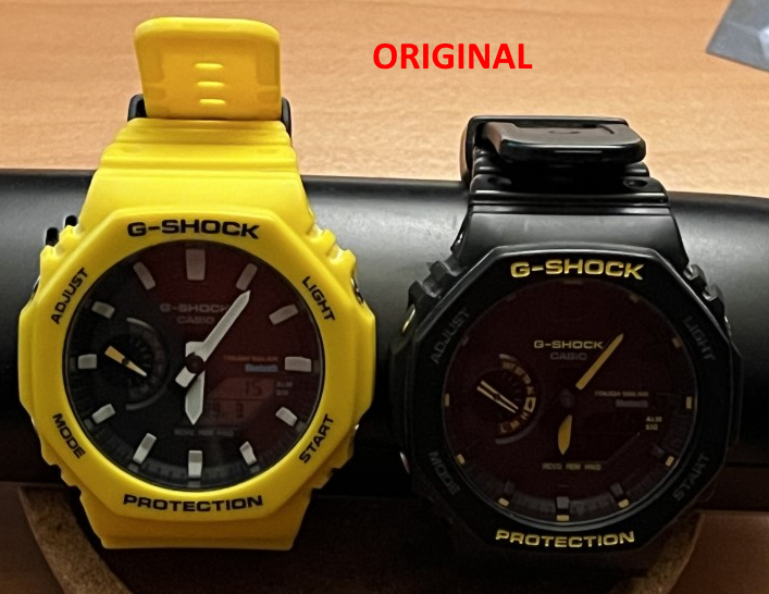 Casio G-Shock Ανδρικό Ρολόι 45.5mm Χρονογράφος Μπαταρίας με Κίτρινο Καουτσούκ Λουράκι