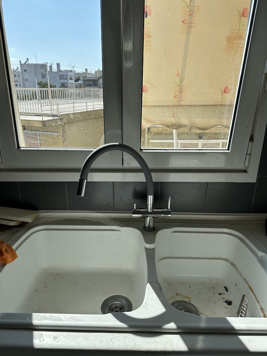 Bonken ST-082917CG U-förmig Küchenarmatur Zähler Gray