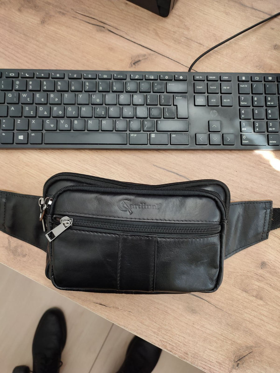 Herren Bum Bag Taille Braun