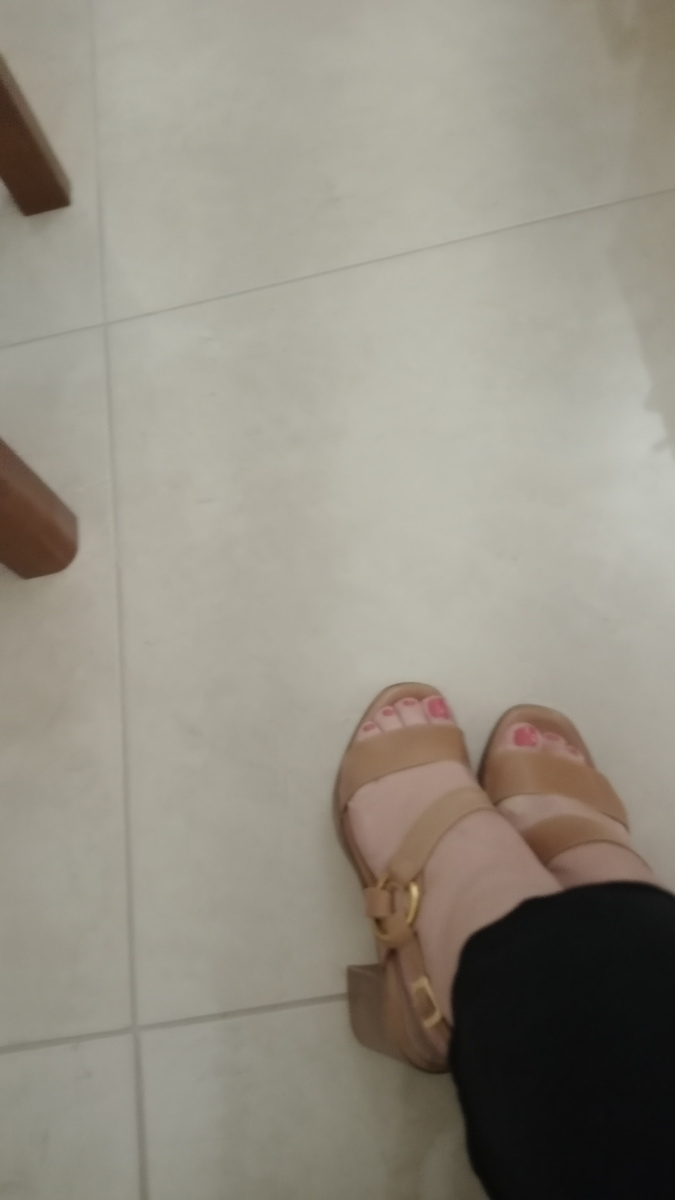 Leder Sandalen Beige