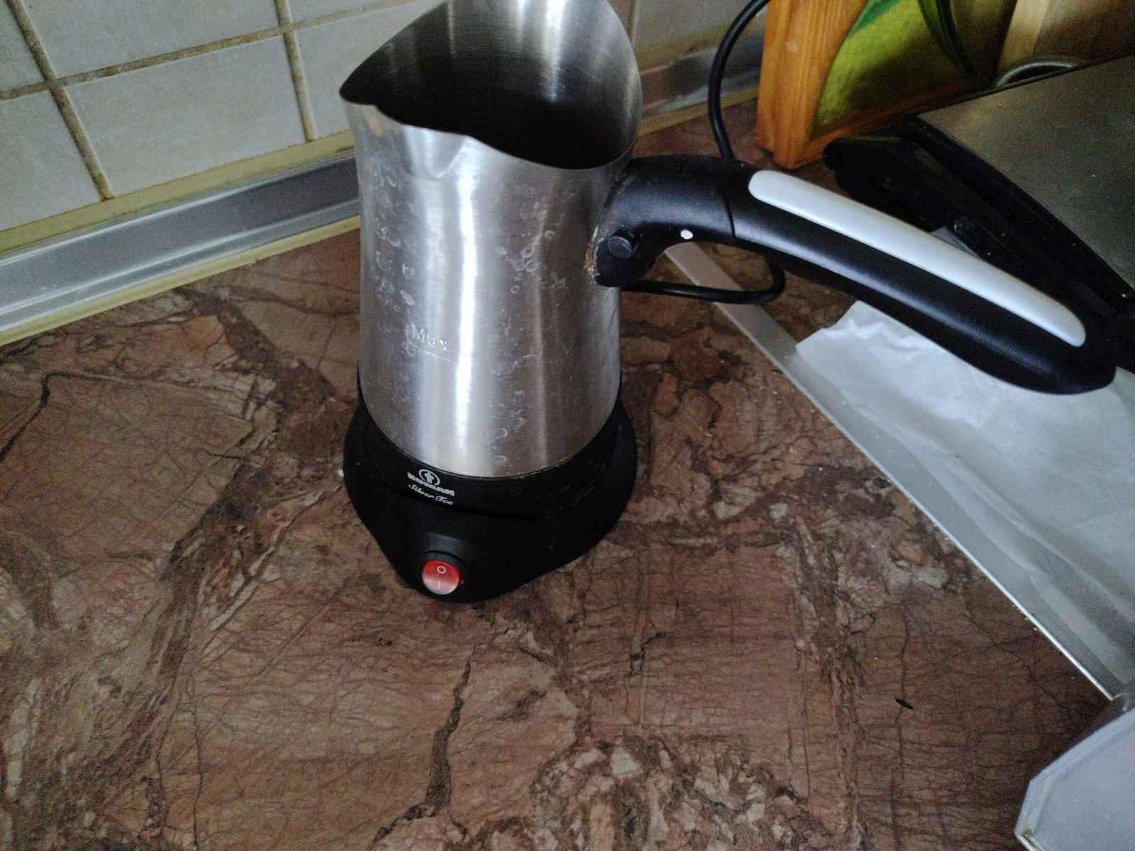 Human HU5008 Cafetieră electrică grecească 800W cu Capacitate 300ml Inox
