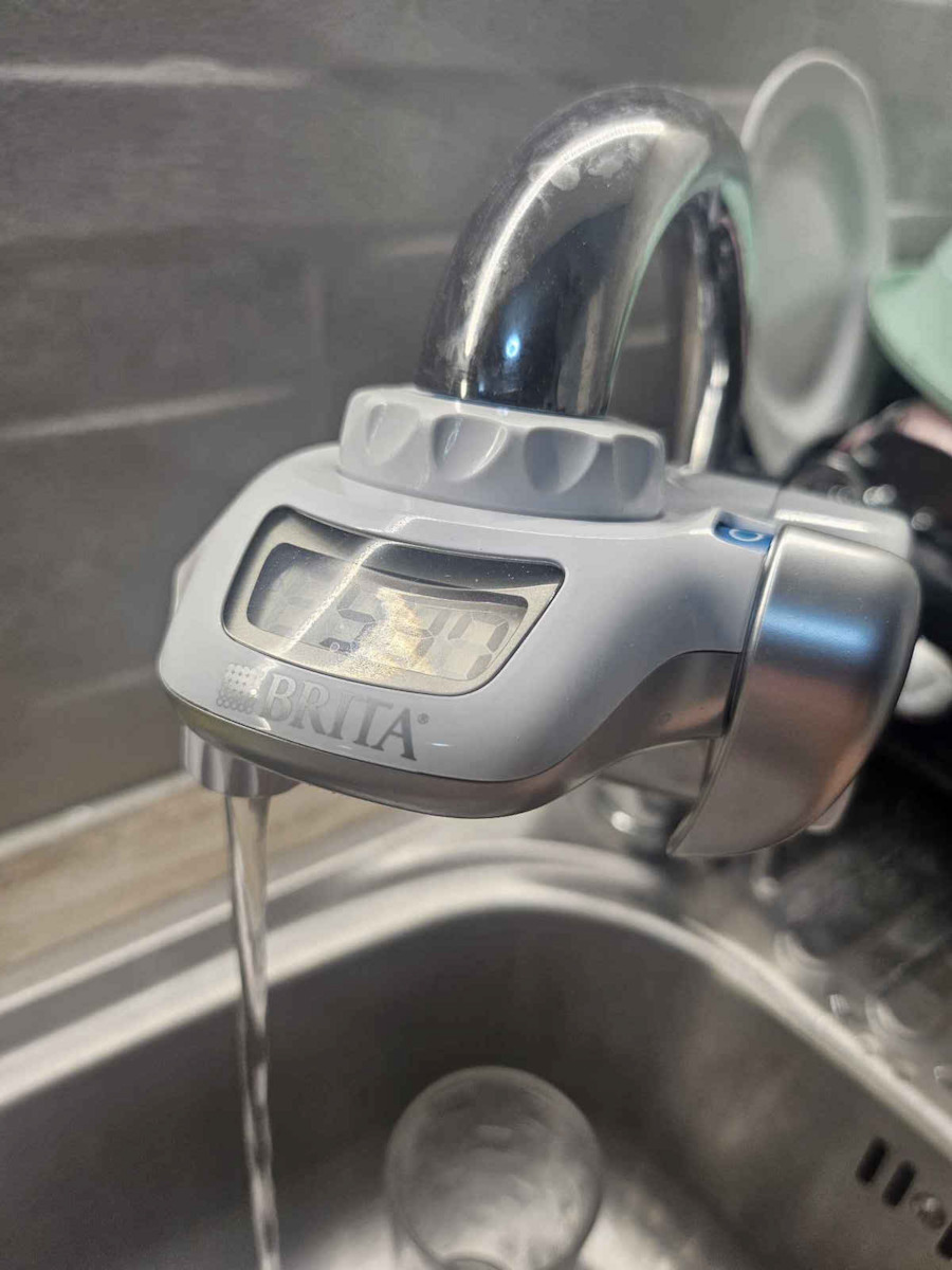 Brita On Tap New Faucet Water Filter Granular Activated Carbon / Hollow Fiber Membranes 1 μm