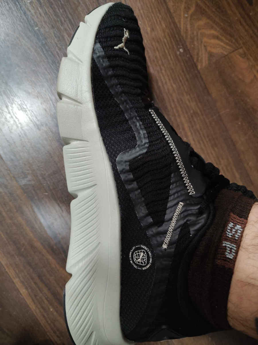 Flexfocus Lite Better Knit Ανδρικά Αθλητικά Παπούτσια Running Μαύρα