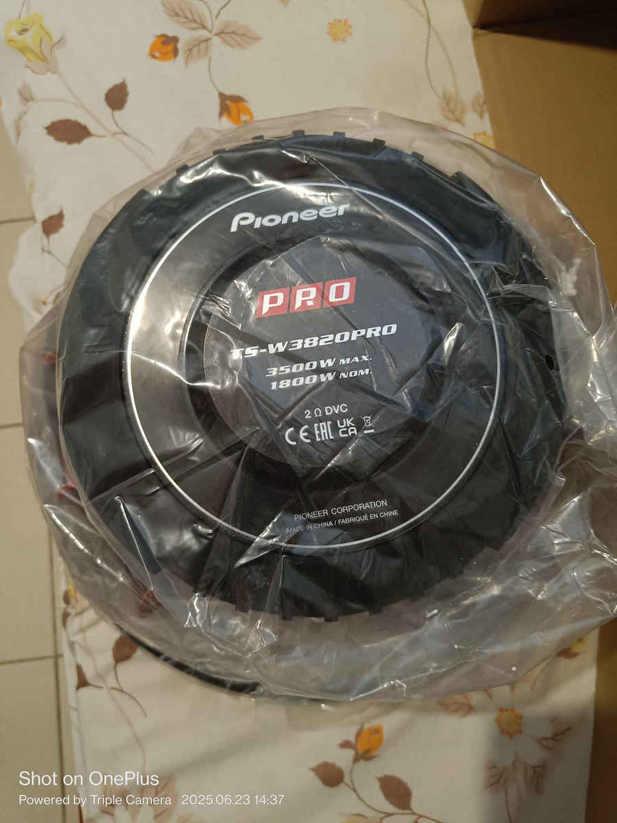 Pioneer Subwoofer Auto 15" 3500W RMS