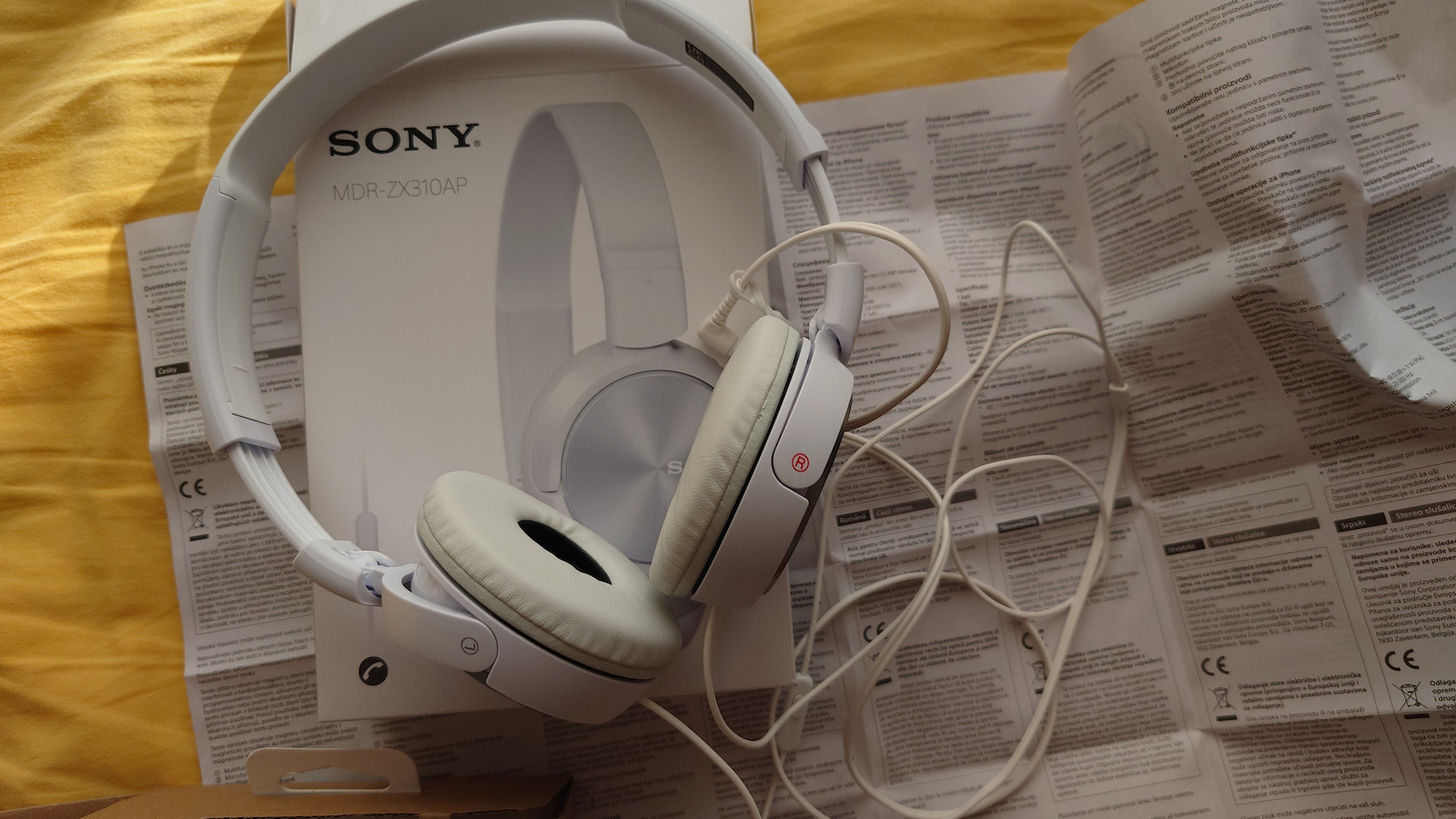 Sony MDR-ZX310AP Kabelgebunden Am Ohr Kopfhörer Blau