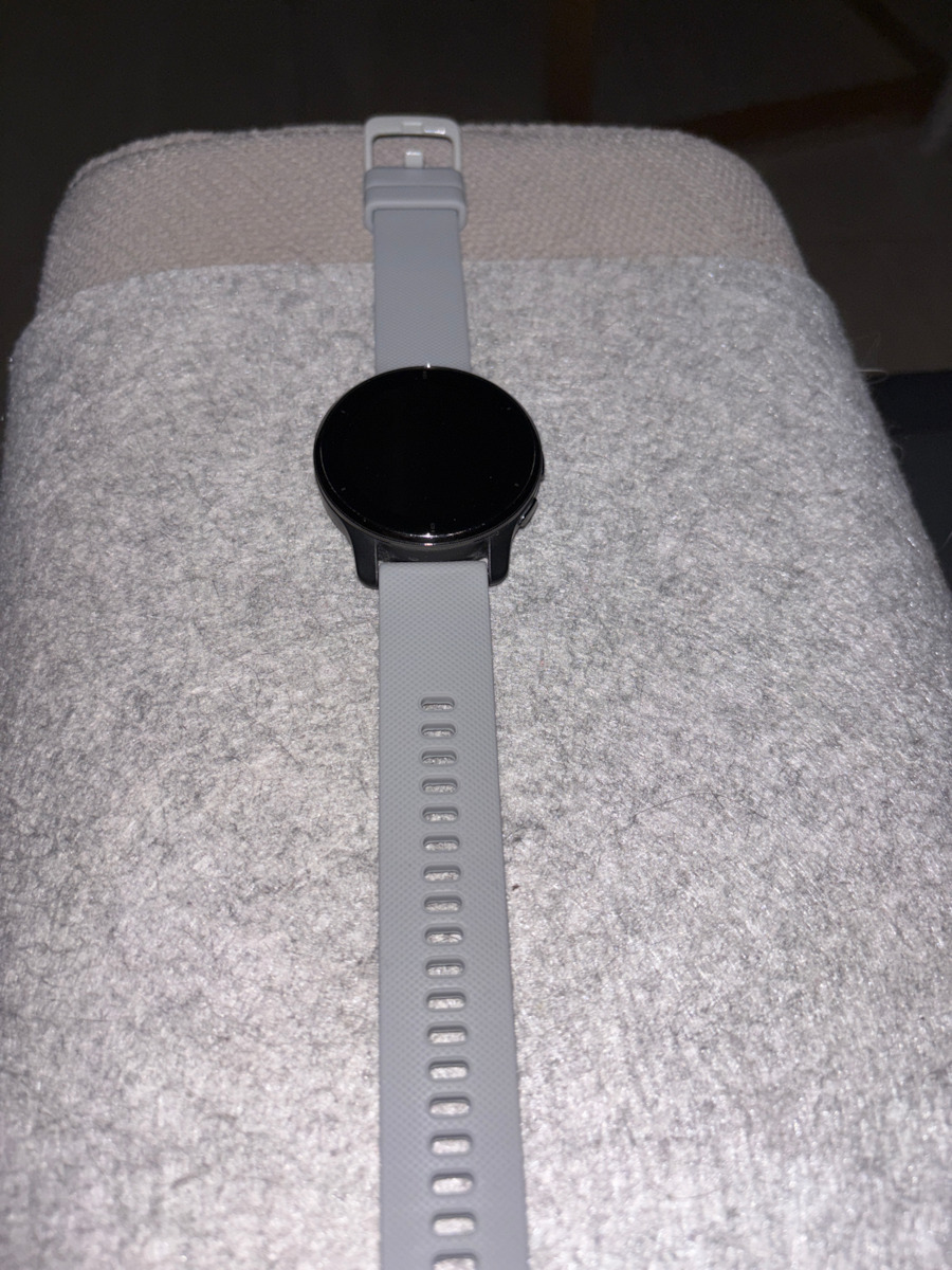 Rhombus Pattern Λουράκι Σιλικόνης Γκρι (Garmin Venu 2 Plus)