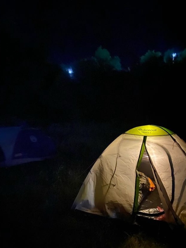 Bigfour Versa 3 Camping Tent Igloo Green with Double Cloth 3 Seasons for 3 People 205x205x135cm