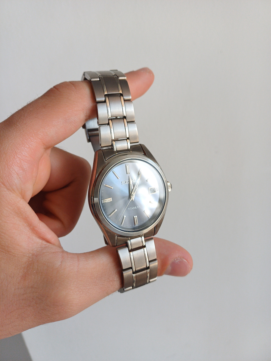 Seiko Ceas Bărbați 40.5mm Baterie cu Brățară din Metal Argintie