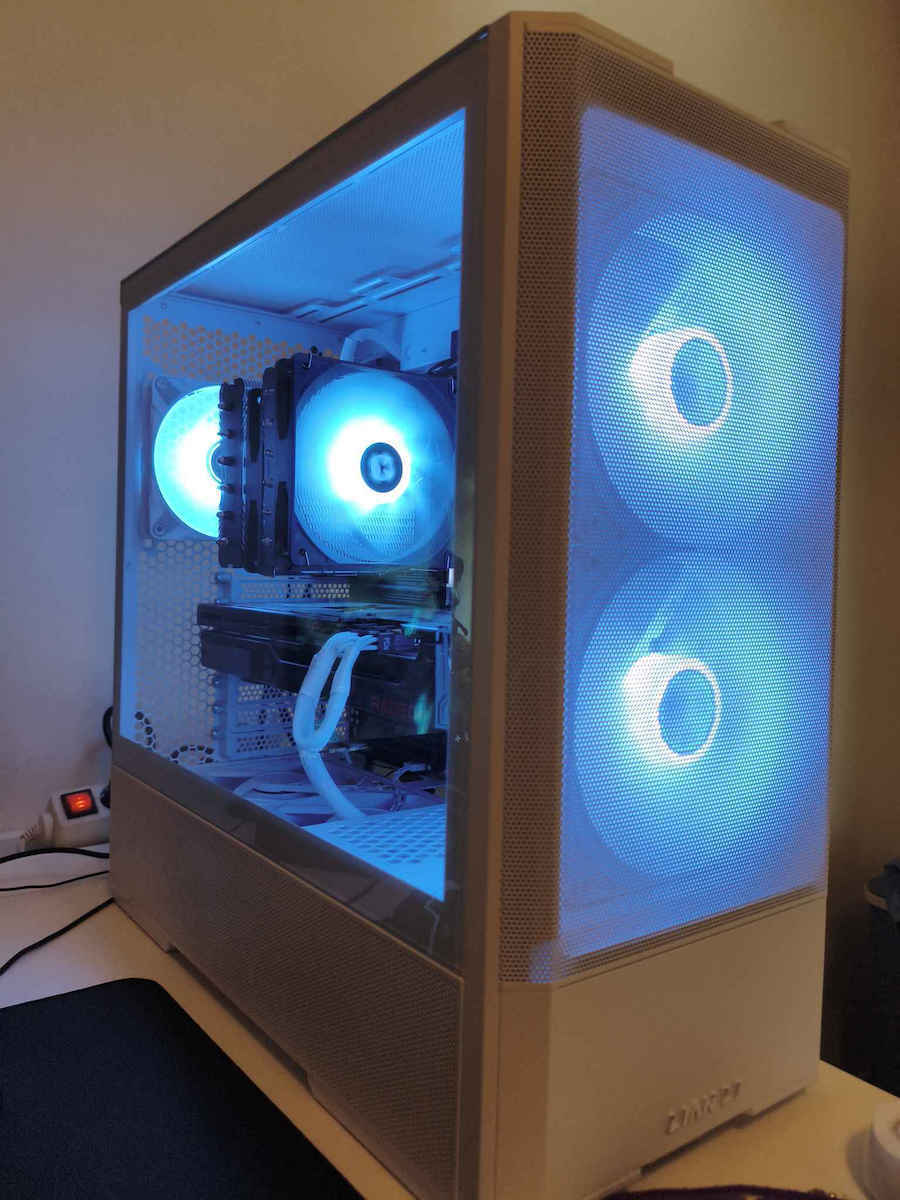 Lian Li Lancool 207 Gaming Midi Tower Κουτί Υπολογιστή με RGB Φωτισμό Λευκό